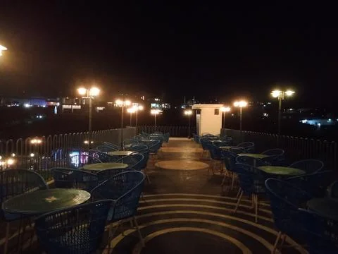 Cafe Rooftop Stock Photos