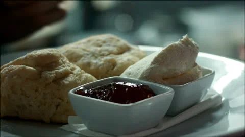 Cafe - Scones Stock Footage 22640460