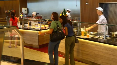 Cafe self catering Stock Footage 59869545