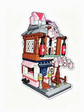 Cafe shop Illustrazione stock