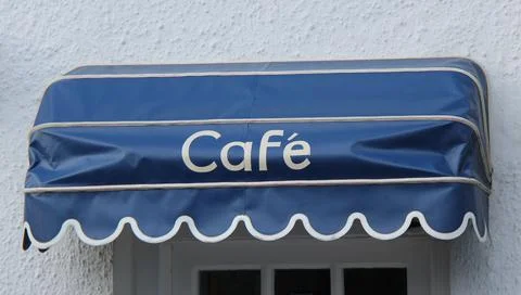 Cafe Sign. Stock Photos