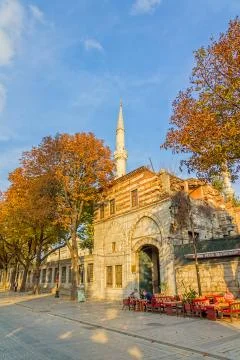 Cafe on the square, Istanbul Stock Photos