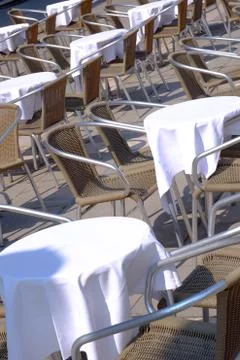 Cafe Tables Stock Photos