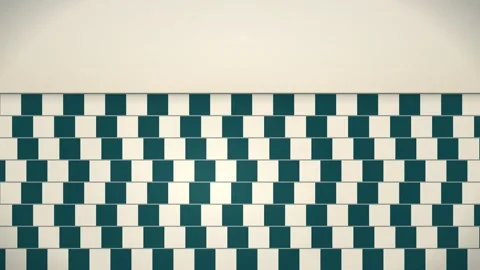 Cafe Wall Optical Illusion Tiles Seamless Loop Vidéo 347011090