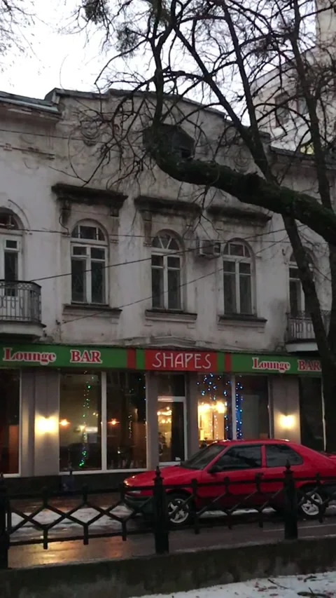 The café window Stock Footage 169859028