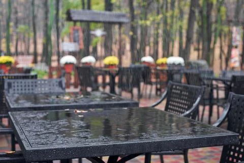 Cafe without visitors 스톡 사진