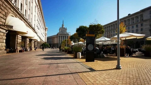 Cafee Center Sofia Stock Footage 118669425
