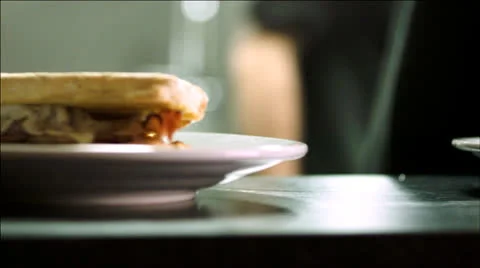 Cafe/restaurant food Stock Footage 22642370