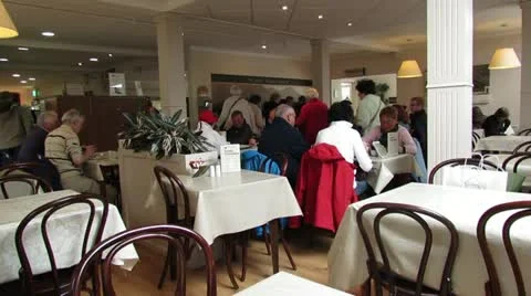 Cafeteria 1 Stock Footage