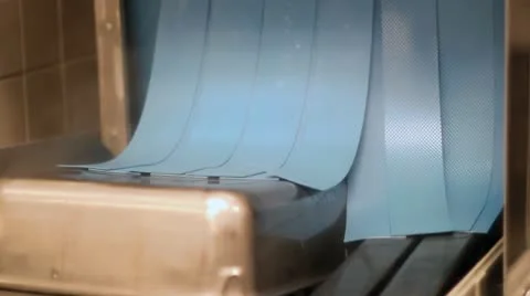 Cafeteria dishwasher 1 Video stock 10588516