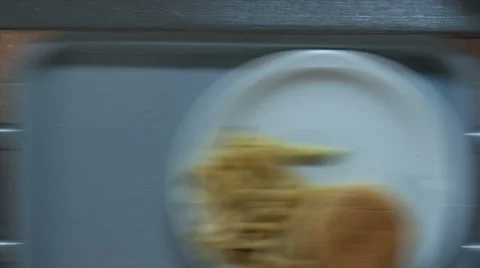 Cafeteria line close up Video stock 35533931