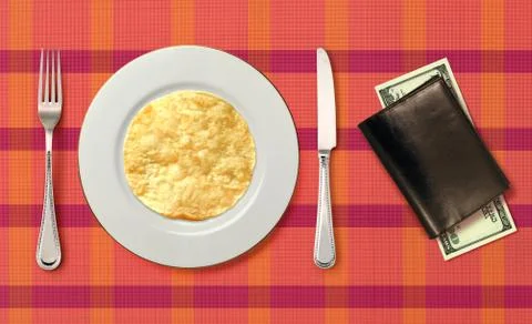 In cafeteria Stock Photos