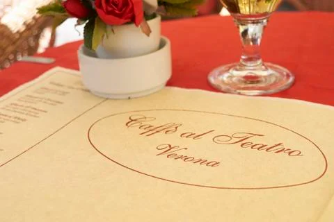 Caffe al Teatro Stock Photos
