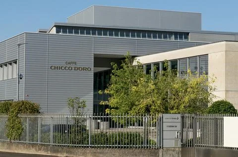 Caffe Chicco d'Oro headquarters and factory in Balerna, Switzerland Stock Photos
