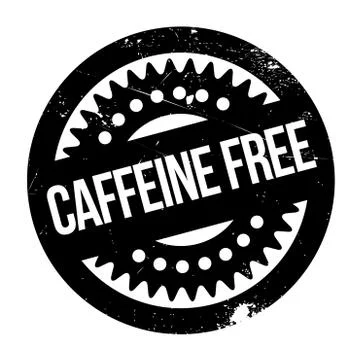 Caffeine free stamp Illustration