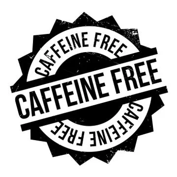 Caffeine free stamp Illustration