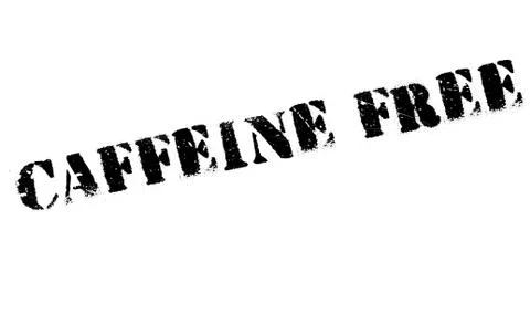 Caffeine free stamp Illustration