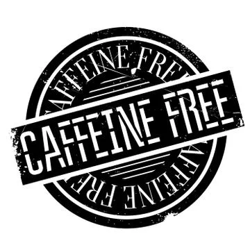 Caffeine free stamp Illustration