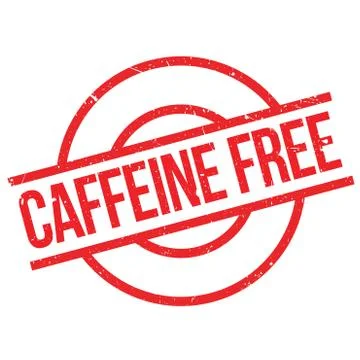 Caffeine free stamp Illustration