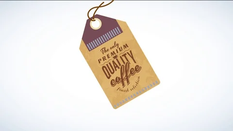 Caffeine product with classic offset of opposite dimension scattered along a Stock Footage 128703161