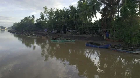 Cagayan de Oro River in Cagayan de Oro City Stock Footage 230033831