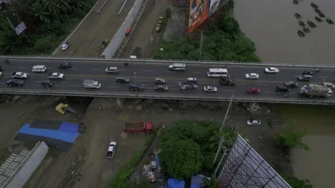 Cagayan de Oro River in Cagayan de Oro City Stock Footage 230033889