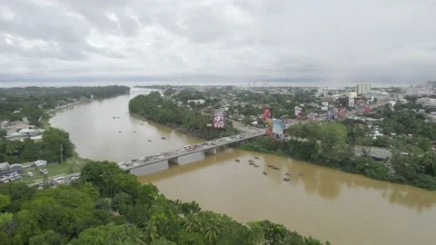 Cagayan de Oro River in Cagayan de Oro City Video stock 230048494