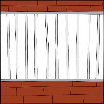 Cage cartoon Stock Illustration