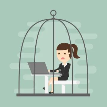 Cage Stock Illustration