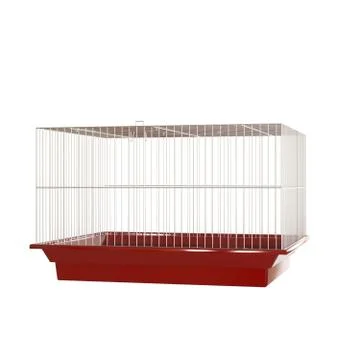 A cage for pets on a white background. Isolate. Stock Photos