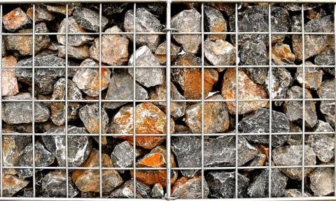 A cage of rocks Stock Photos