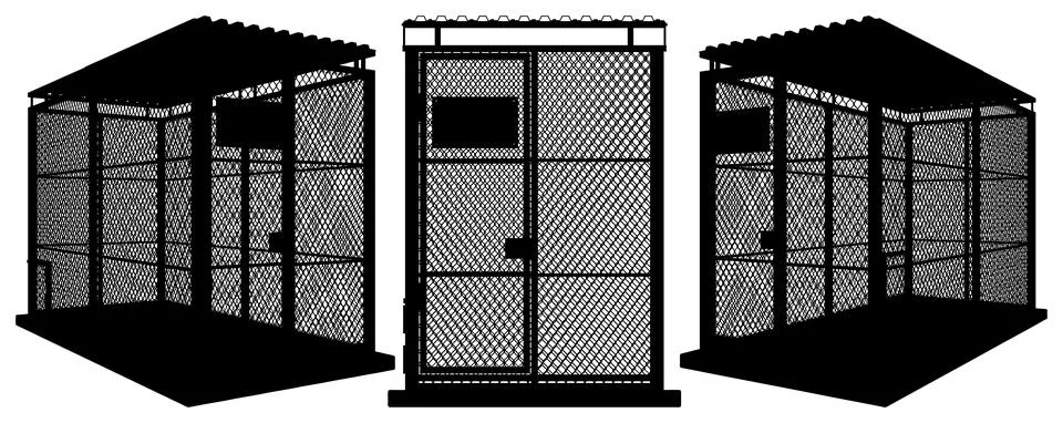 Cage Vector 스톡 일러스트