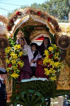Cagliari, Sardinia 05.01.2019: Religious procession of St. Efisio Stock Photos