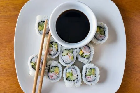 Caifornia roll Stock Photos