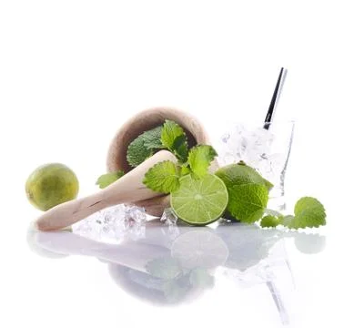 Caipirinha ingredients Stock Photos