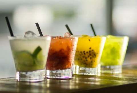 Caipirinha perspective left Stock Photos