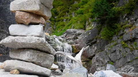 Cairne Waterfall Stock Footage 67481333