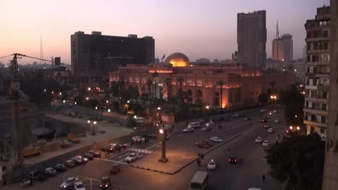 Cairo city dusk Vídeos de archivo 146583811