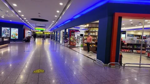 Cairo, Egypt 2024 October 24:   Egyptian airport interior Video stock 289472874