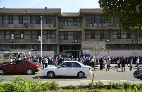 Cairo, Egypt - March 19 2011: Election Stock Photos