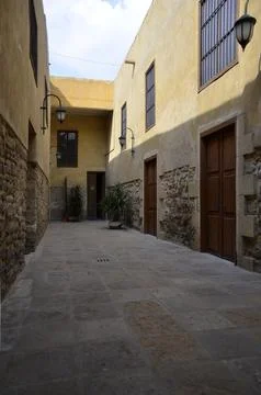 Cairo, Egypt - May 14 2011: Photo taken inside an old house Stock Photos