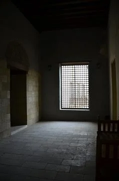 Cairo, Egypt - May 14 2011: Photo of an old window in an old house Stock Photos