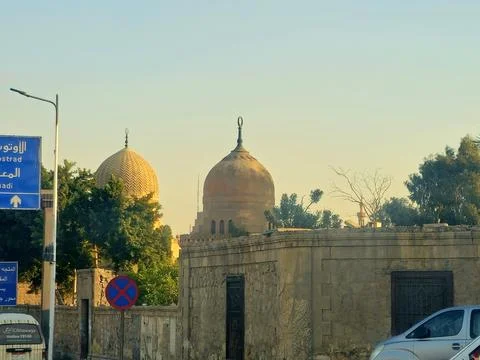 Cairo, Egypt, May 5 2026: the City of the Dead (the Cairo Necropolis or al-.. Stock Photos