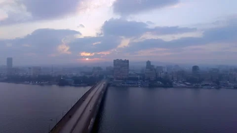 CAIRO, EGYPT - September  4, 2022, Time Lapse Aerial View Sunrise Stock Footage 208893159