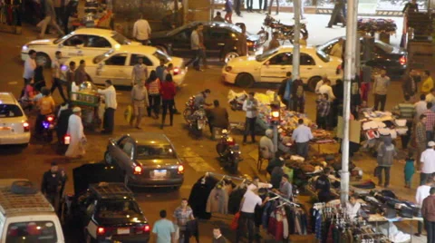 Cairo, Egypt urban overhead Stock Footage 49834655