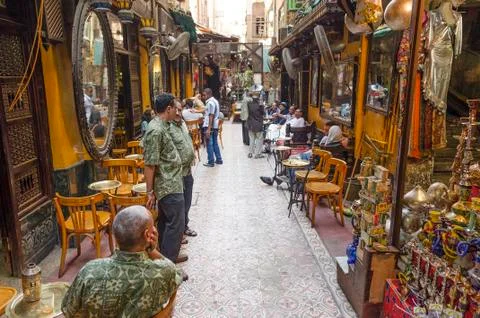 Cairo old town in egypt Stock Photos