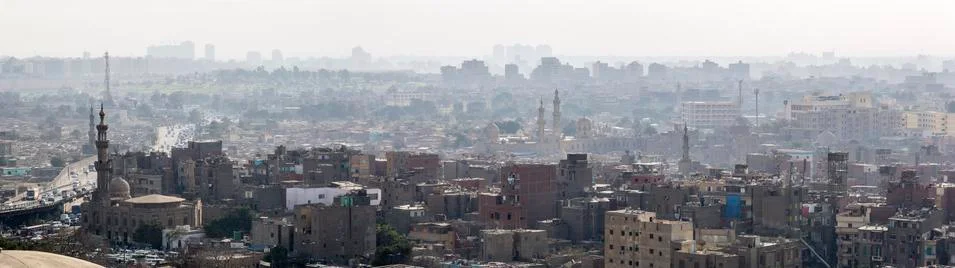 Cairo skyline panoramic Foto stock