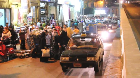 Cairo Streets 01 스톡 동영상 1078584