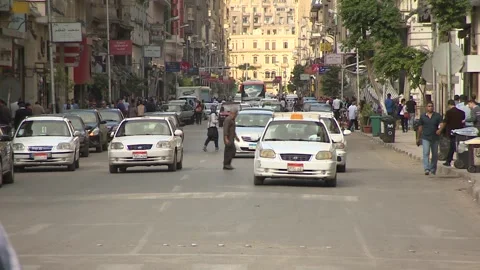 Cairo Streets  Stock Footage 256455749