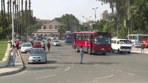 Cairo Streets  Stock Footage 256459822
